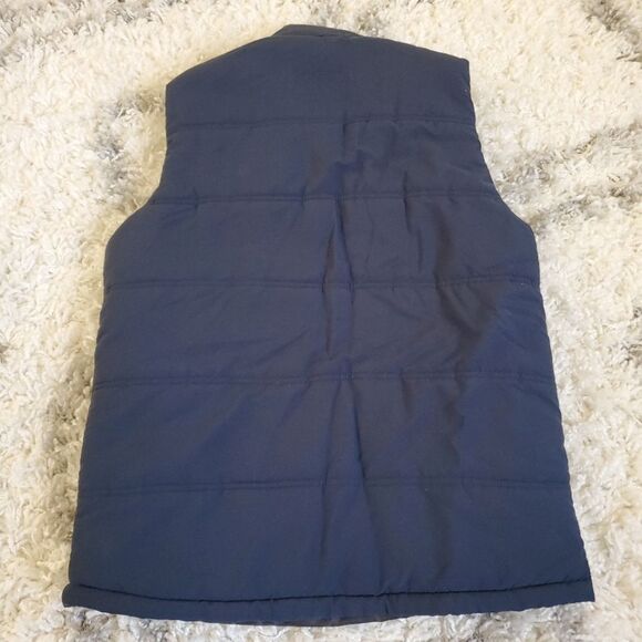 Men's Weatherproof Vintage Puffer Vest Navy Blue Size Medium 100% Polyester - Picture 5 of 5